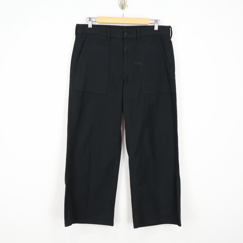 J.Crew Camp Pocket Wide Leg Pant Black Size 28 Petite NWOT